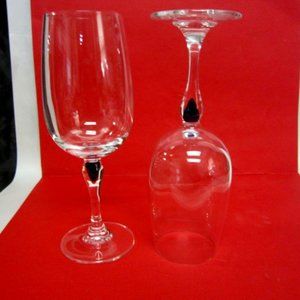 VINTAGE 91-93 "VENISE SAPHIR" BY CRYSTAL D'ARQUES-DURAND COURVOISIER BLOWN GLASS